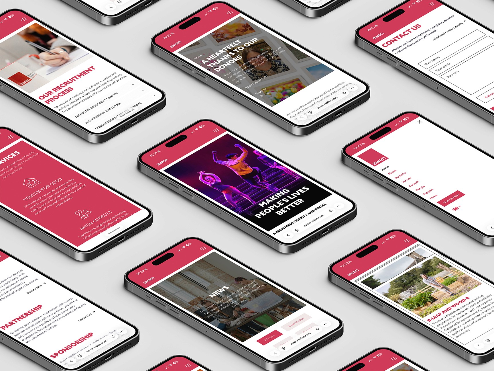 Awen Cultural Trust Website Redesign